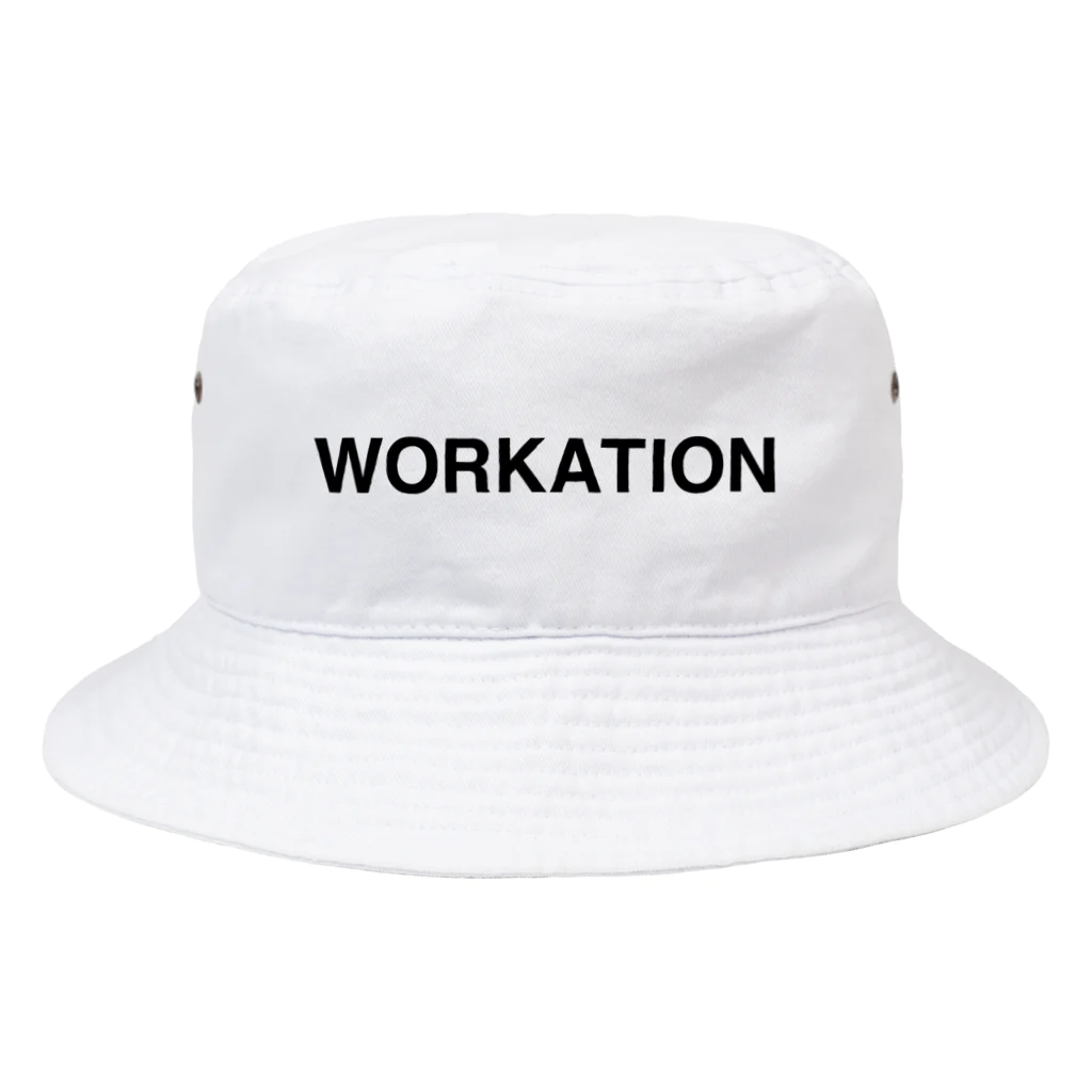 TOKYO LOGOSHOP 東京ロゴショップのWORKATION-ワーケーション- Bucket Hat