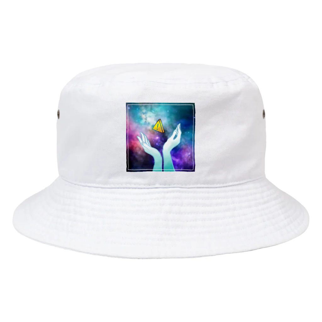 ガマクチのCAUTION IN OUTER SPACE Bucket Hat