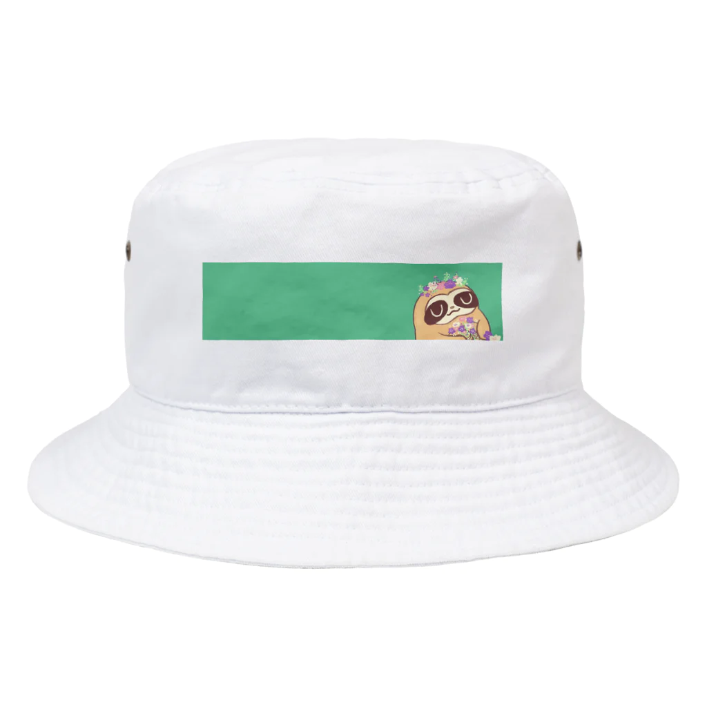 naty's doodlesのナマケモノ Bucket Hat