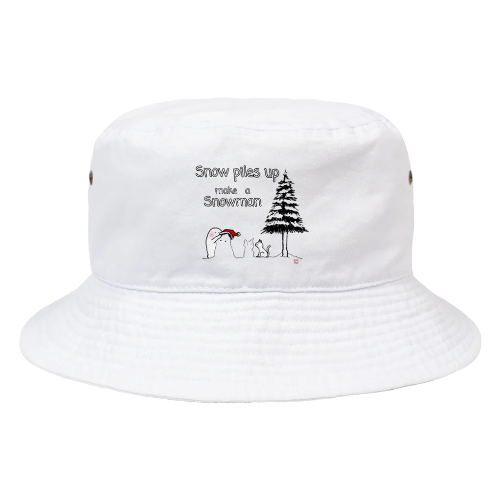 Snowman / Yamadatinku ( tatata1020tatata )のバケットハット Snowman / Yamadatinku ( tatata1020tatata )のバケットハット