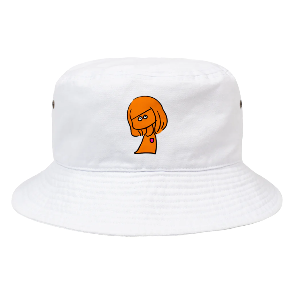 おしお屋のORANGE GIRL Bucket Hat