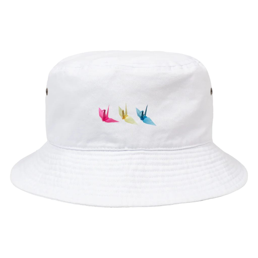 ２年２組ヤマダの折り鶴シリーズ Bucket Hat