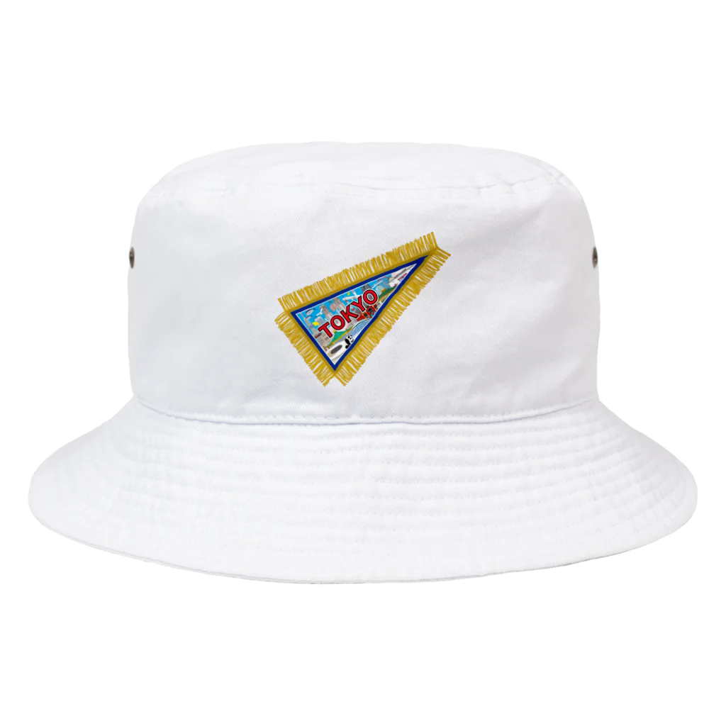 kimchinのTOKYO土産風のペナント Bucket Hat