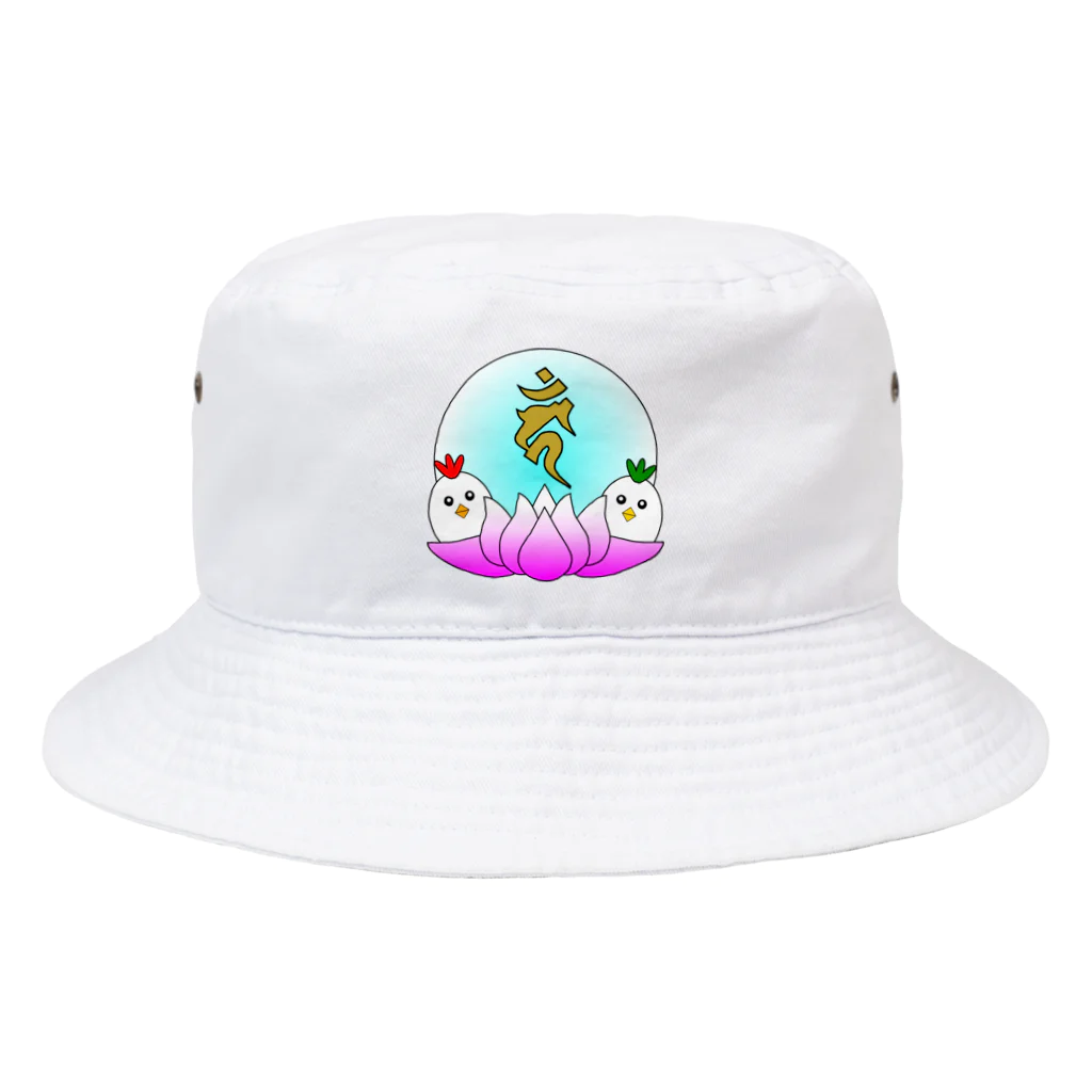 Yuko’ｓ Galleryの【開運祈願】酉年生まれ守護梵字カーン Bucket Hat