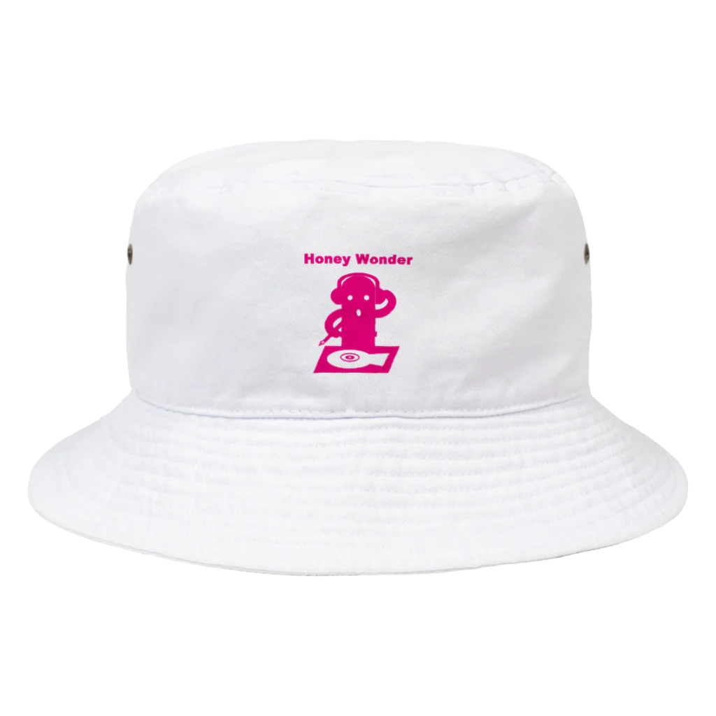 Honey WonderのHoney Wonder DJはにわピンク Bucket Hat