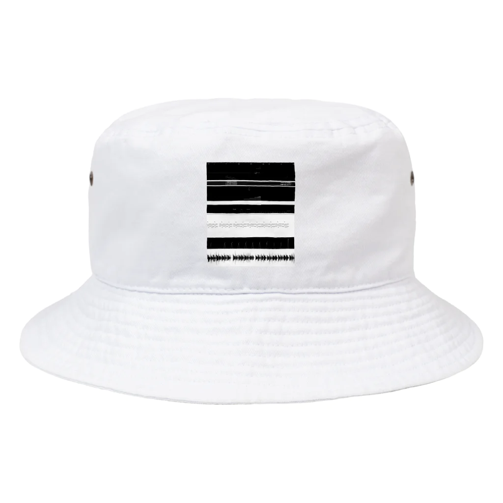 Desktop LabのDAW波形ボーダー Bucket Hat