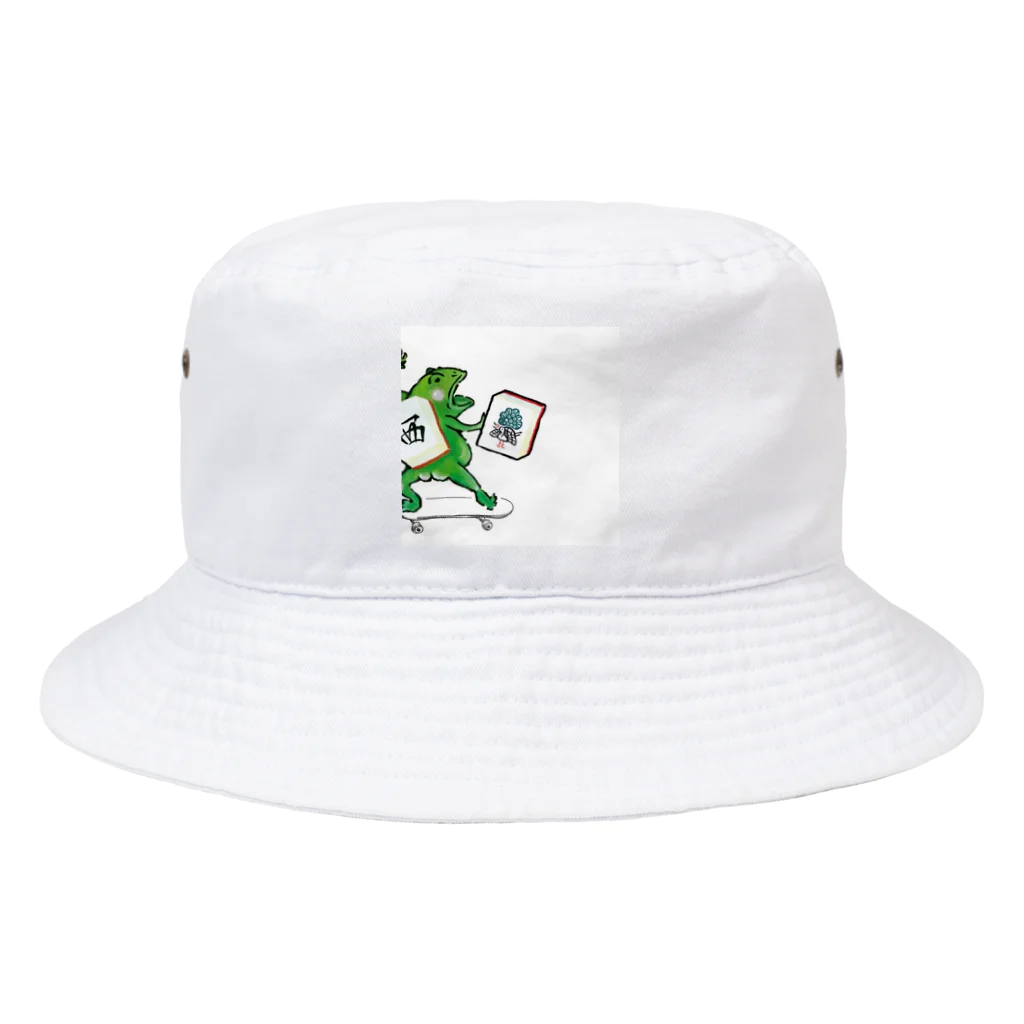 こよるんかえるの麻雀かえる Bucket Hat