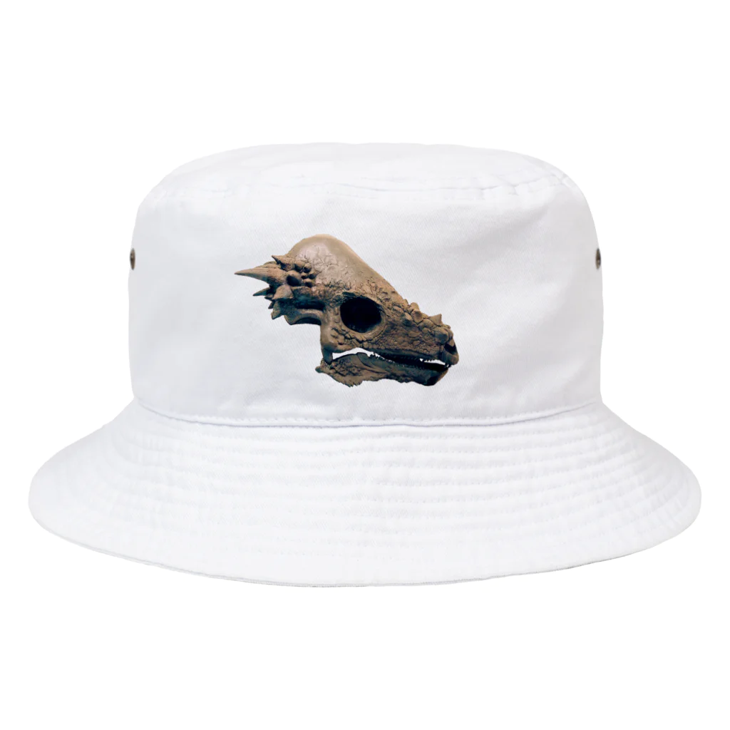 Rubbishのパキケファロサウルス 頭骨 Bucket Hat