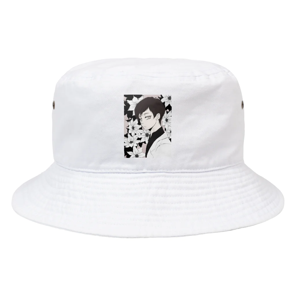 -リコリス・ラジアータ-のノンバイナリー Bucket Hat