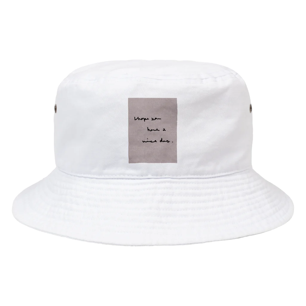 rilybiiの洋書風 message Bucket Hat