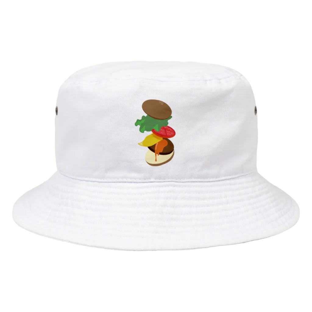 AWESOME HAMBURGERのチーズバーガー Bucket Hat