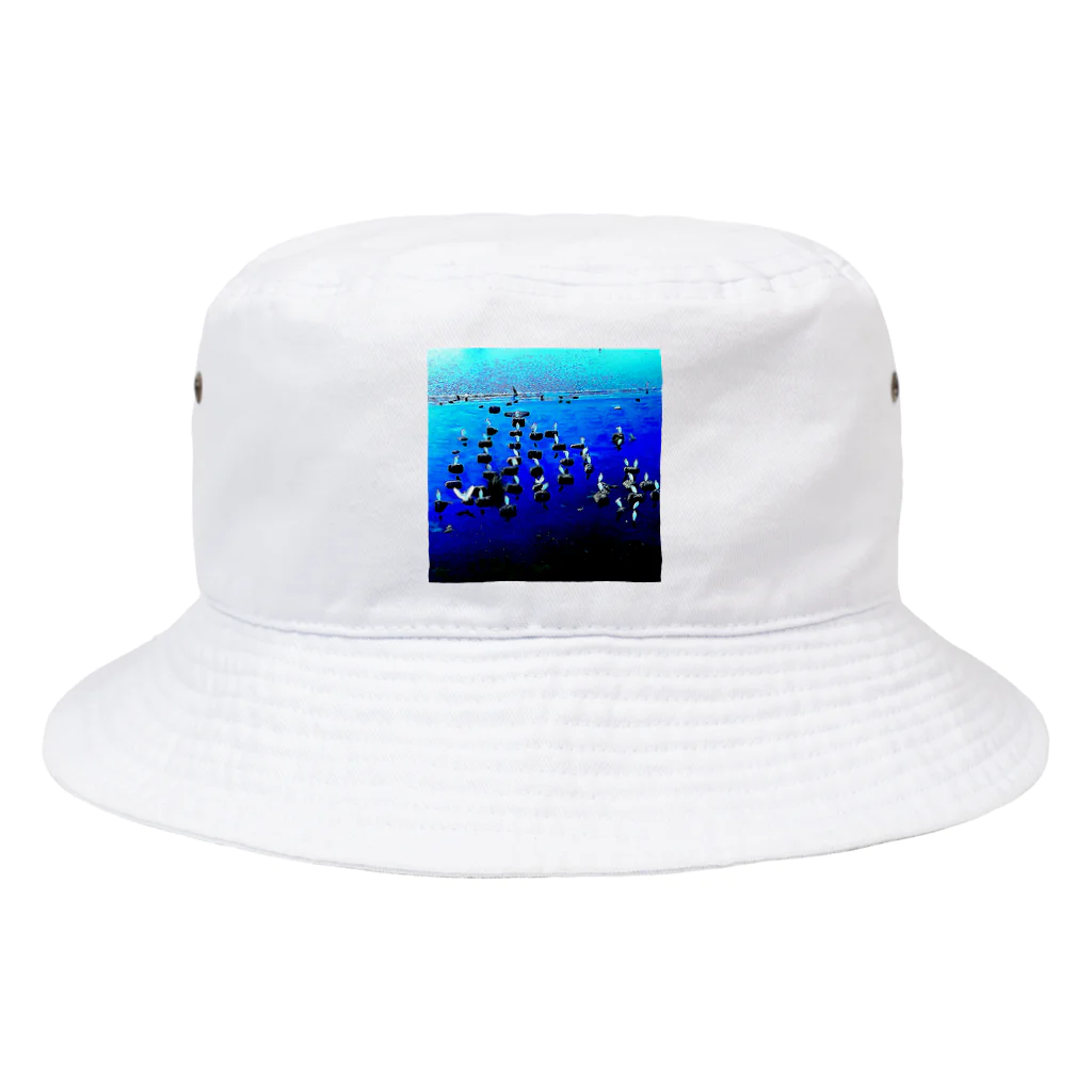 SASARiNS の白鷺オセロ Bucket Hat