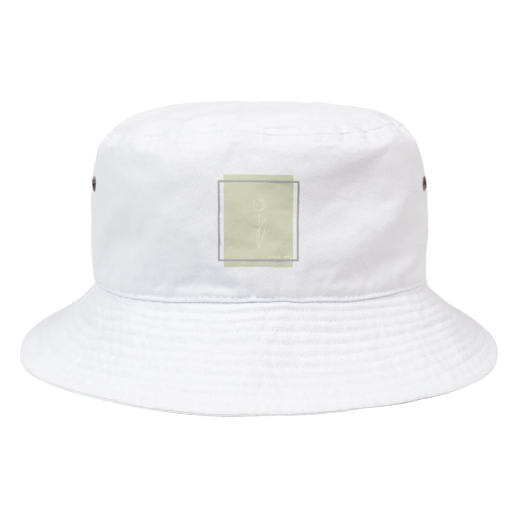 rilybiiのbabygray yellow mintgreen Bucket Hat