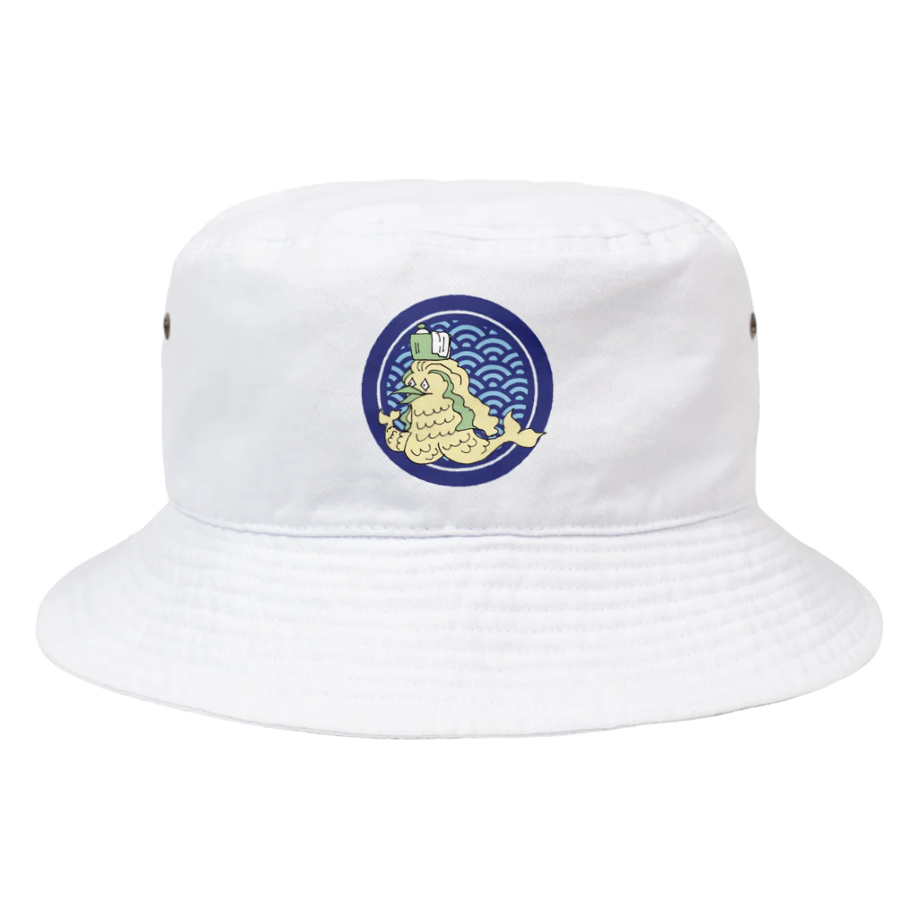 杜の魚の風呂れアマビエ Bucket Hat