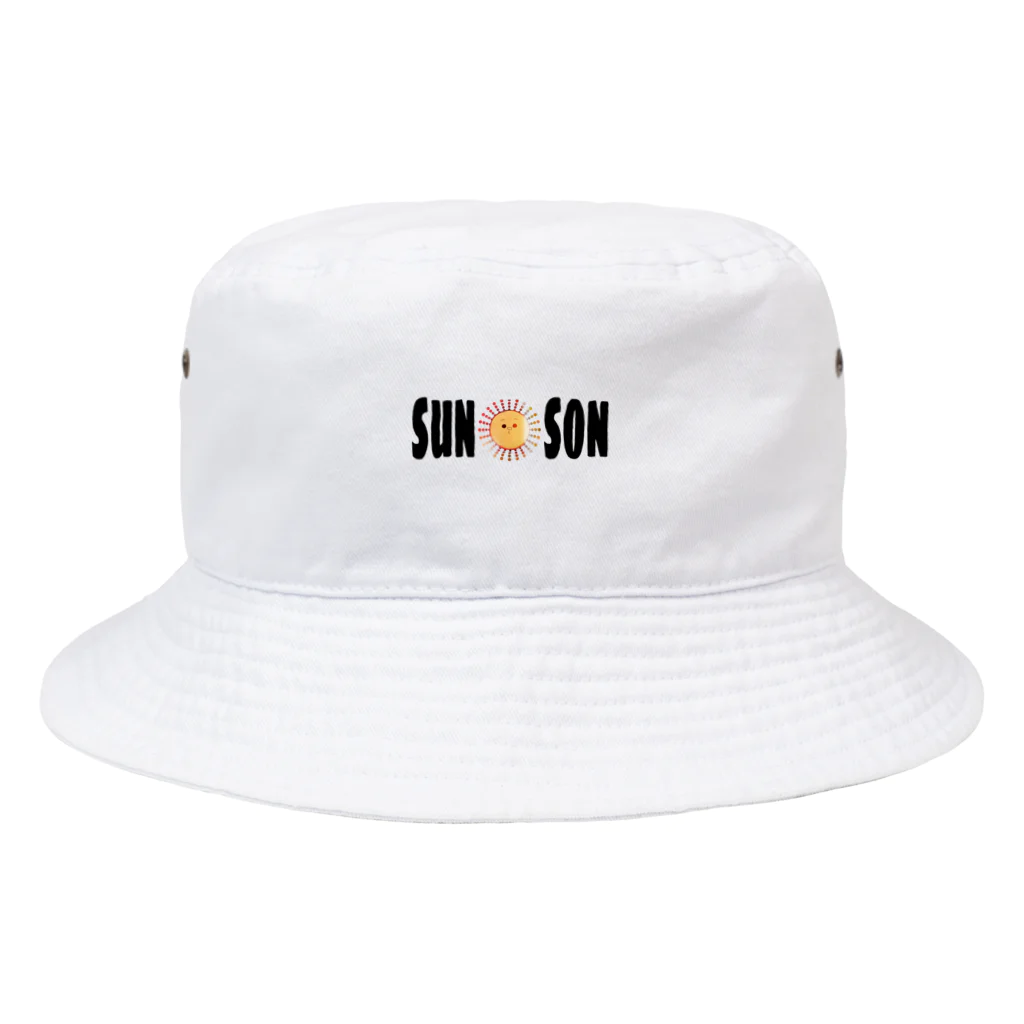 sun☀︎sonのサンサンあかちゃん(ロゴ) Bucket Hat