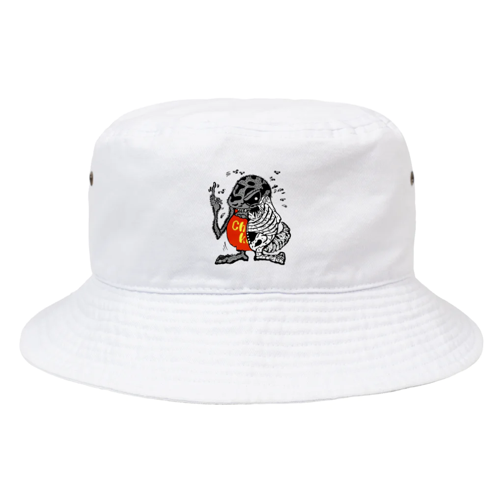 Swamp GeckoのChangkou Fink(f×ck skull )GLAY Bucket Hat