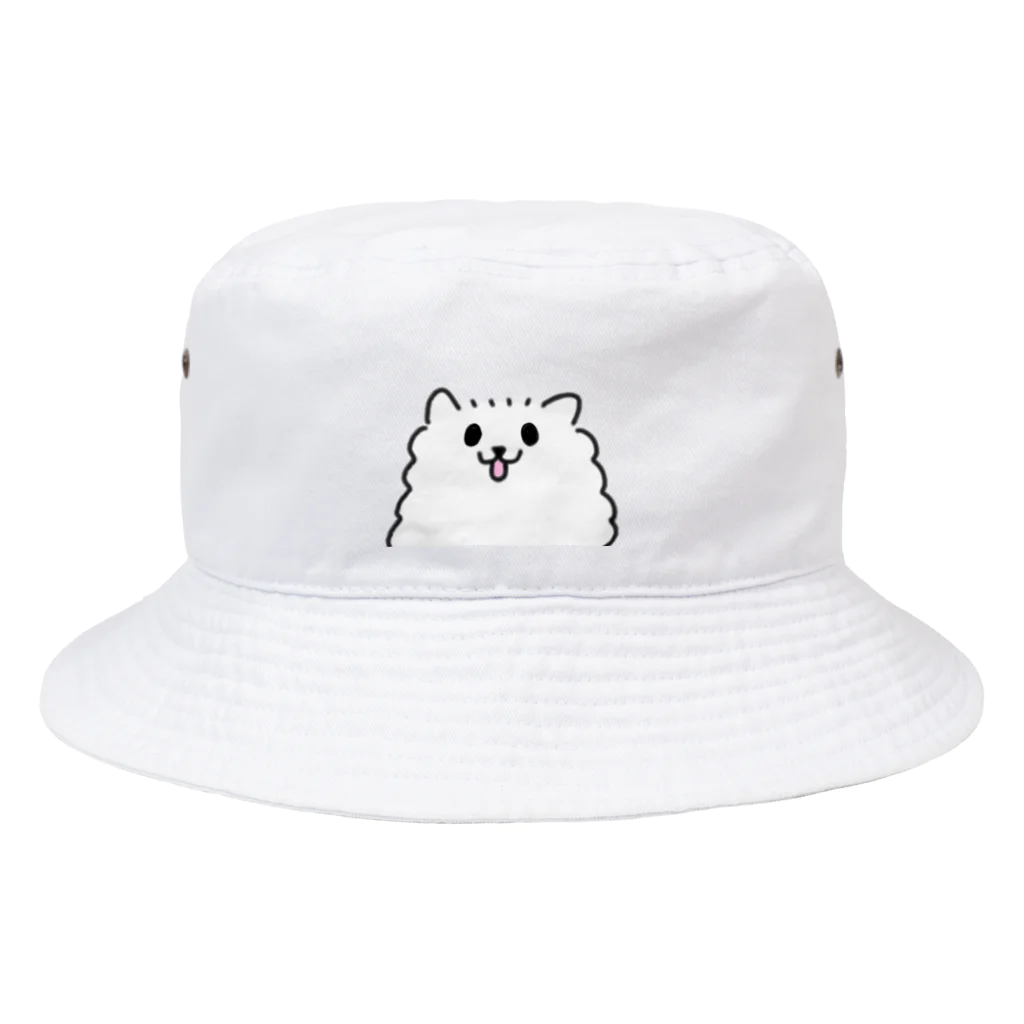 kanimitsu-KANI&POME company のぽめ(しろ) Bucket Hat