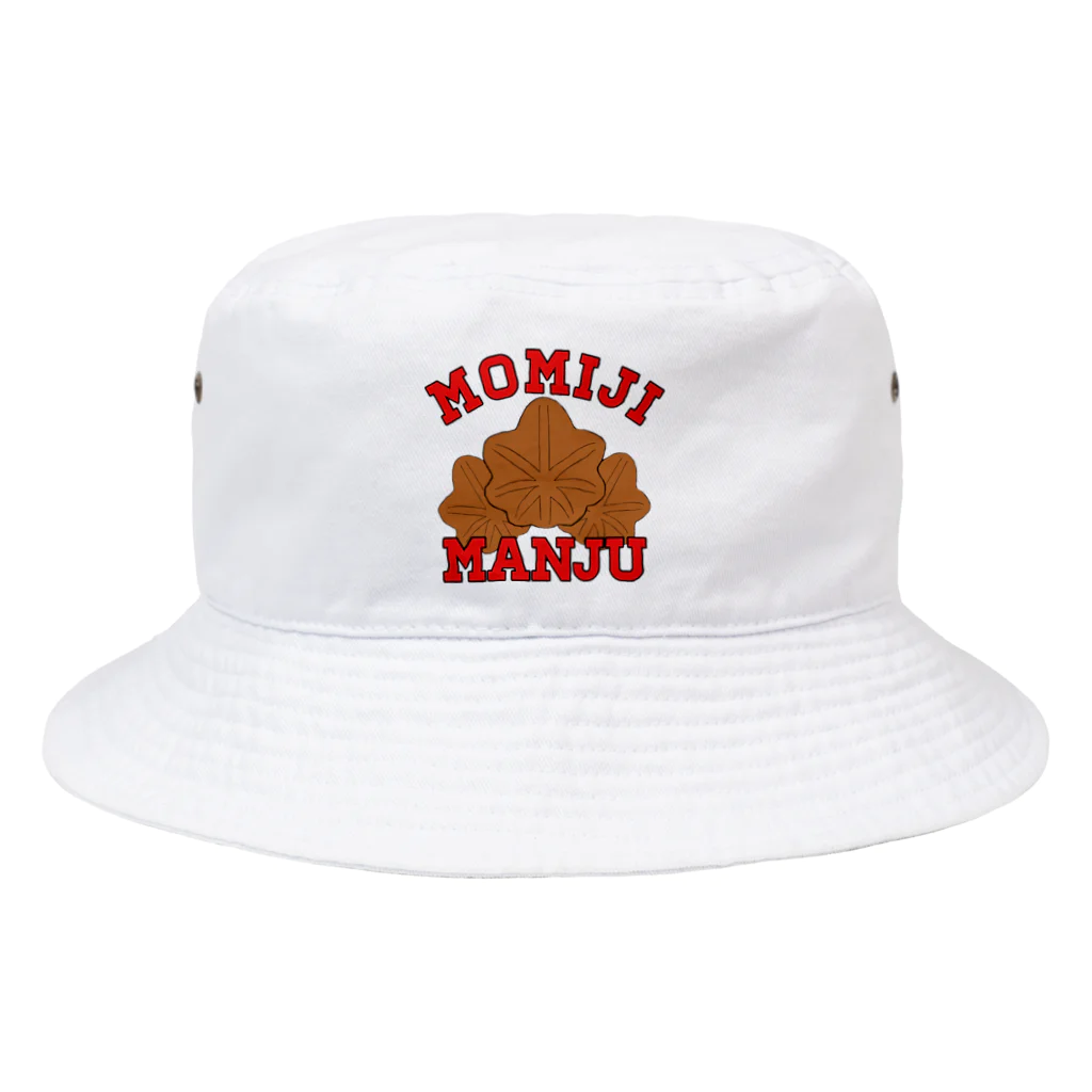 ヘンテコデザイン専門店　SYUNLABOのMOMIJI MANJU Bucket Hat