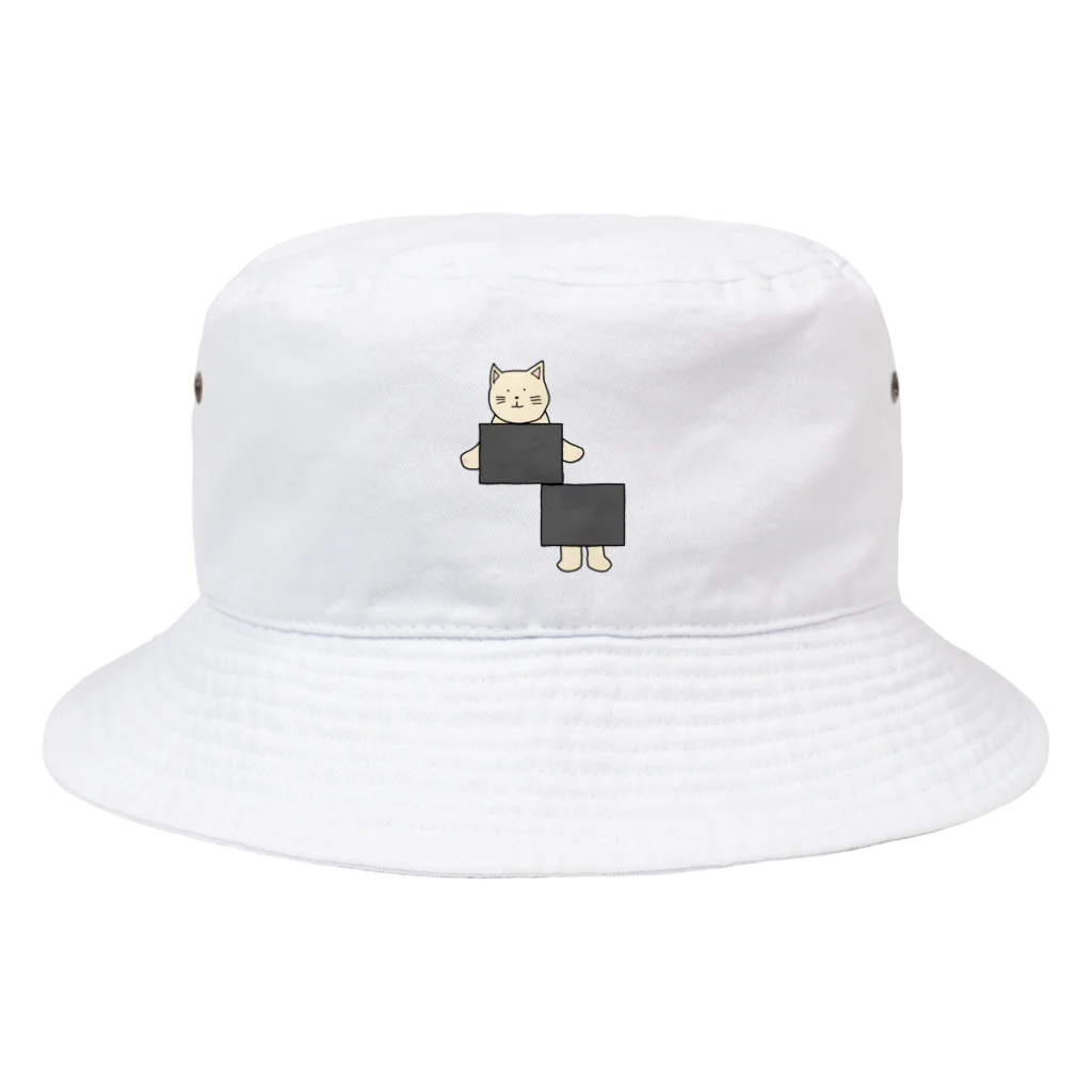 ＋Whimsyのイリュージョンねこ Bucket Hat