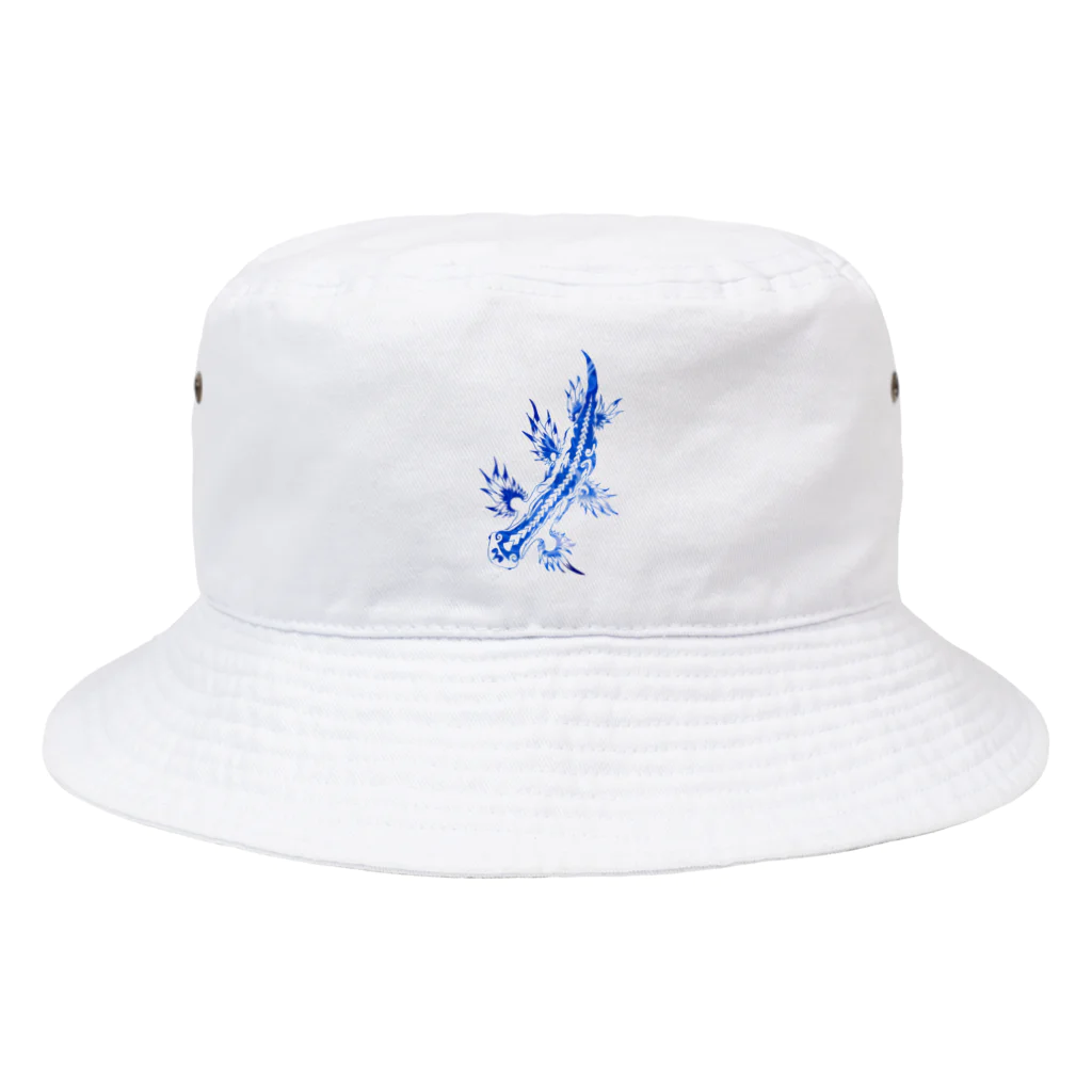 Libereateのアオミノウミウシ(カラー) Bucket Hat