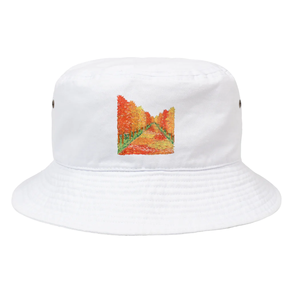 KANAT  LAMHITAの秋の散歩道 Bucket Hat