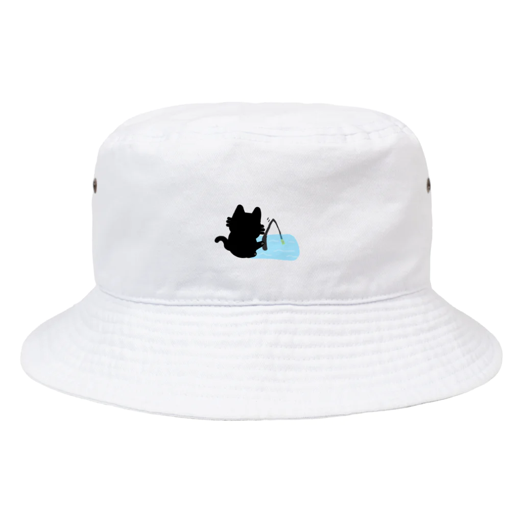 たまねこの釣り猫 Bucket Hat