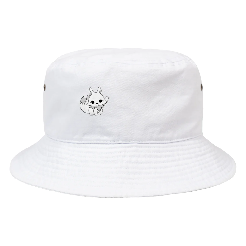 ♲ゆず日和♲№48(Responsible world)の白狐のしこちゃん Bucket Hat