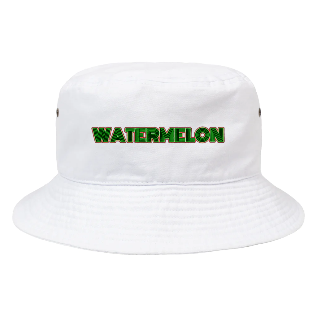 くまくま農園のWATERMELON Bucket Hat