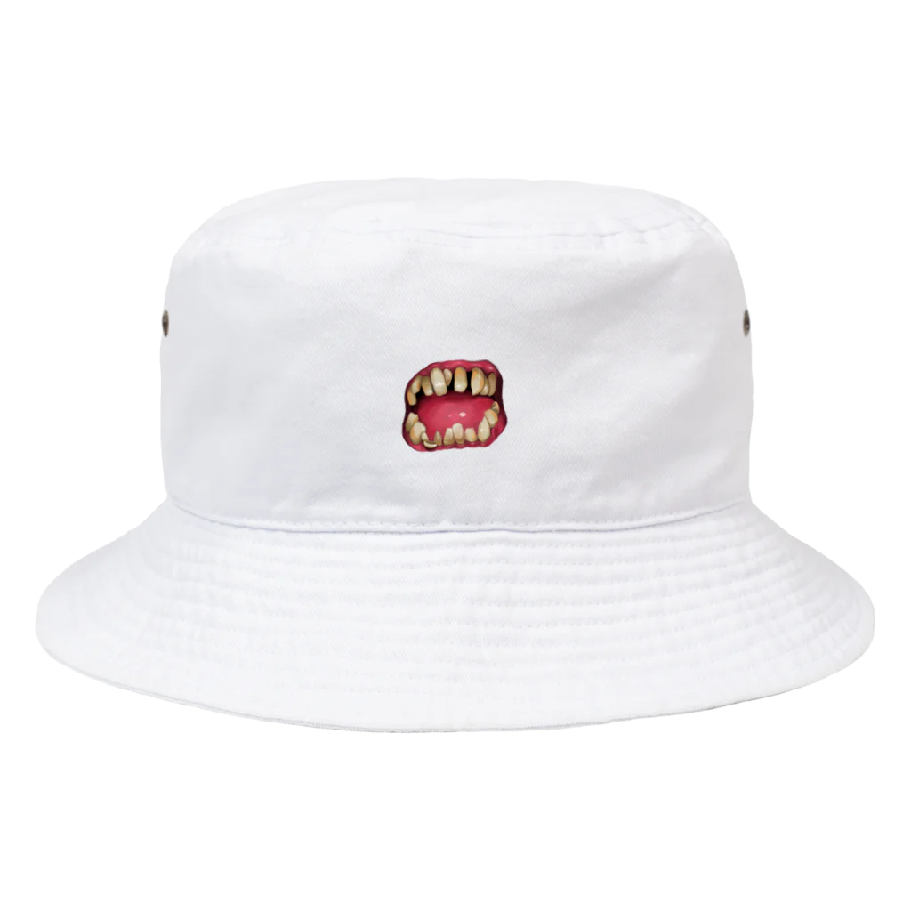 psychodoughnutsのcharming teeth Bucket Hat