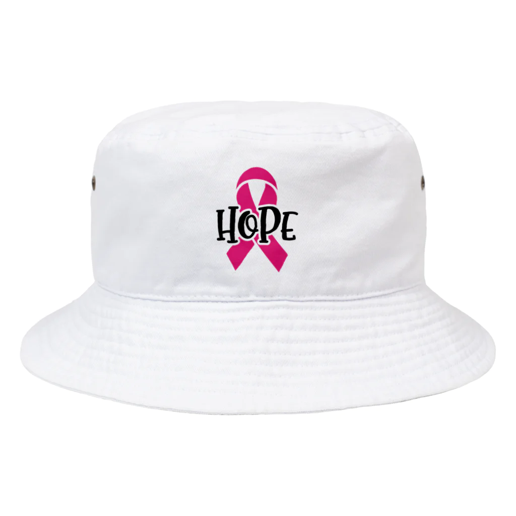 Fred HorstmanのBreast Cancer HOPE  乳がんの希望 Bucket Hat