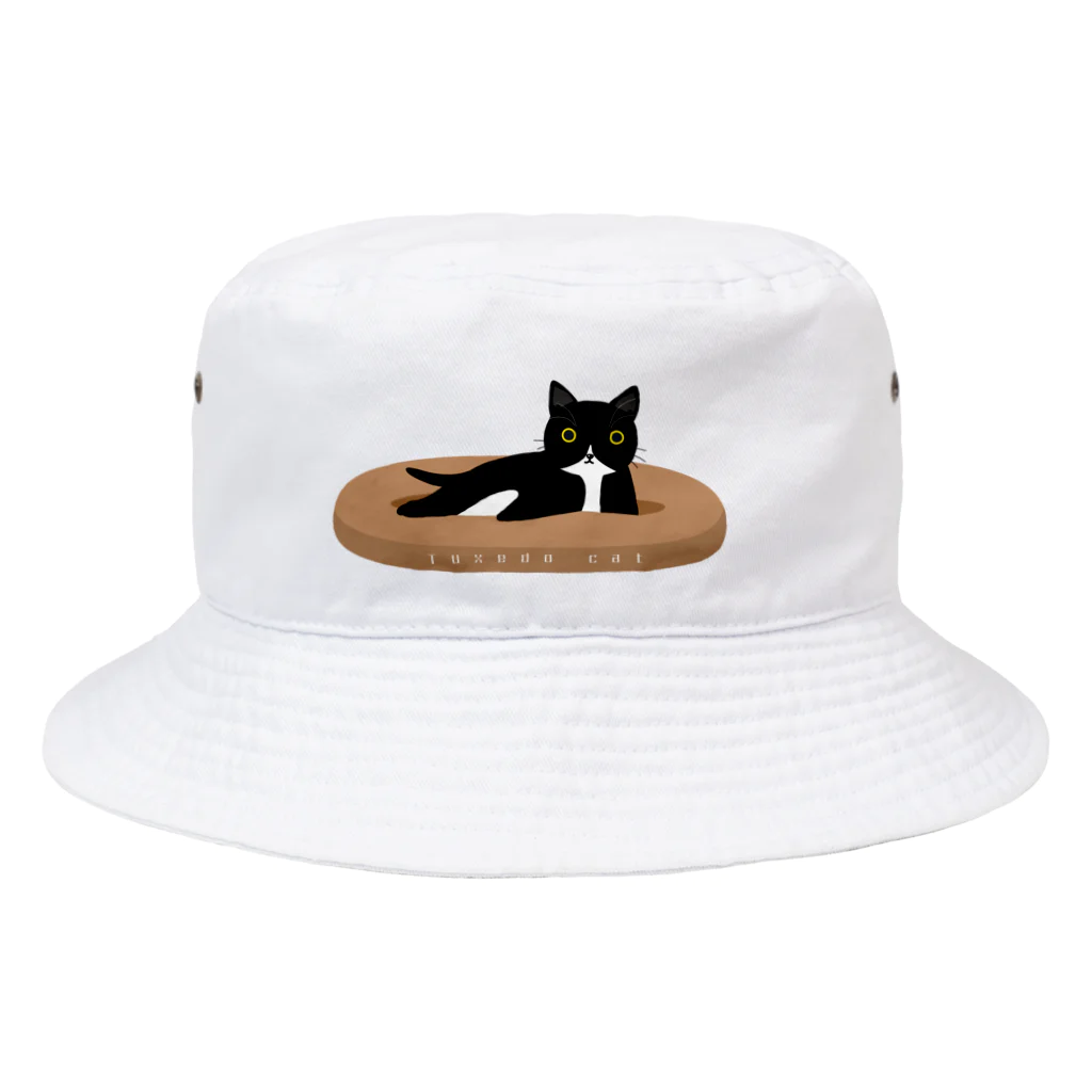 まみおデザインのタキシードにゃん Bucket Hat