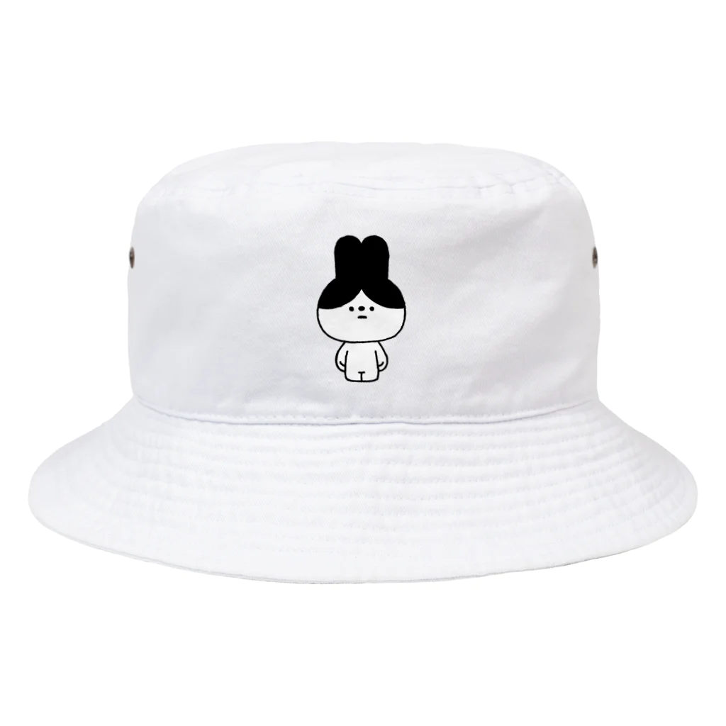 こつｗのおみせの量産うさぎ はちわれ Bucket Hat