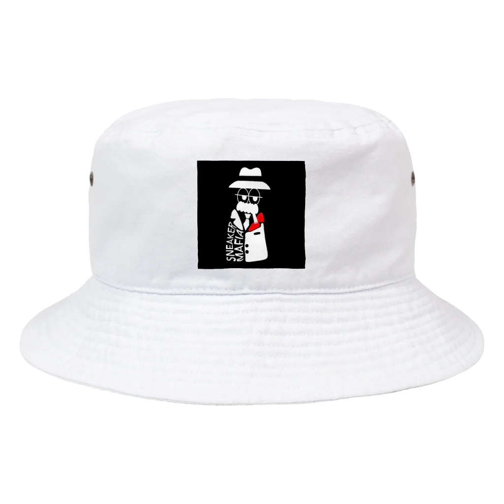スニーカーマフィアSHOPのスカルマフィアグラフィック Bucket Hat