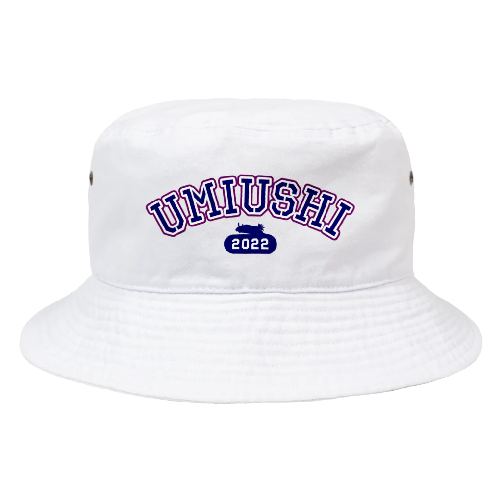 gleam summerのウミウシカレッジロゴ Bucket Hat