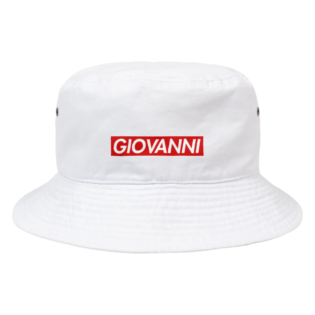 あいてやのGIOVANNI box logo Bucket Hat