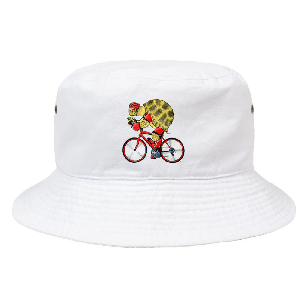 segasworksのカメの自転車乗り Bucket Hat