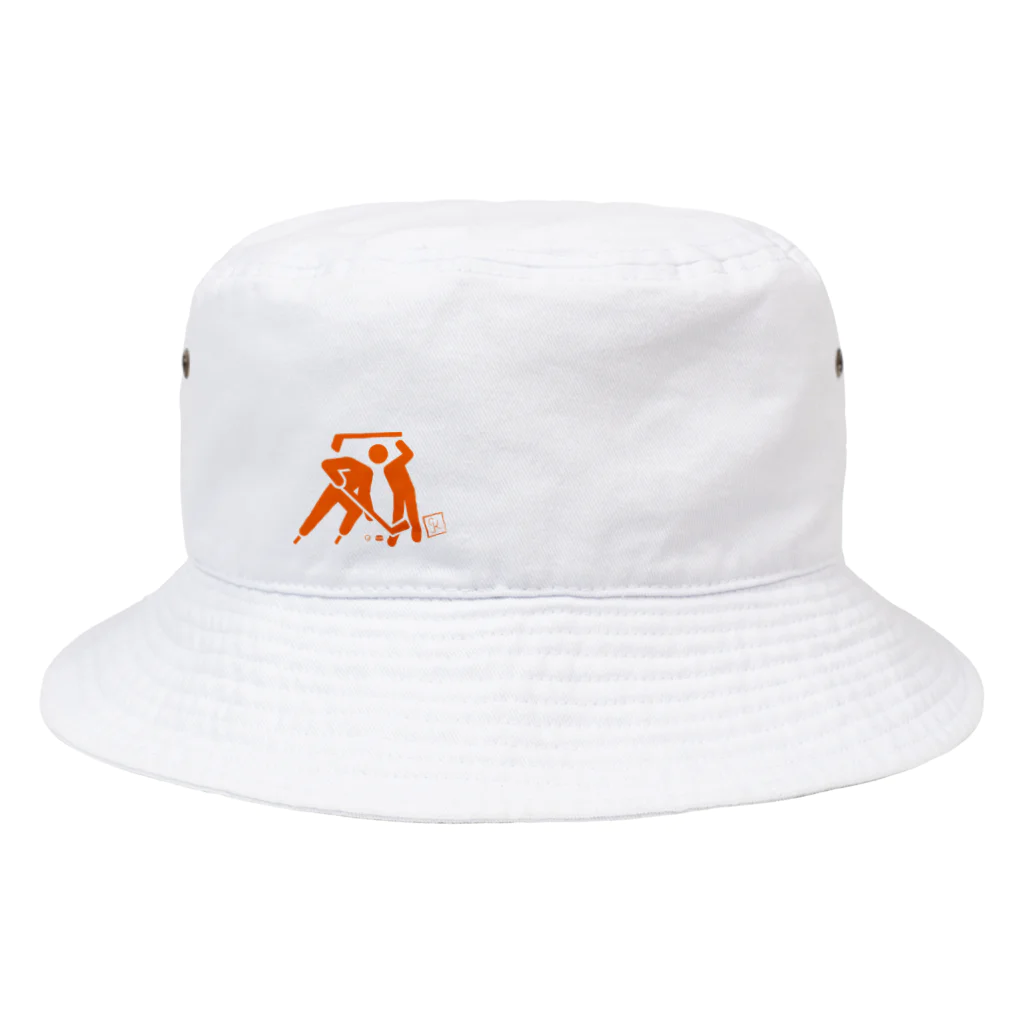 LOVE SPORTSのピクトグラム　アイスホッケー＆ゴルフ Bucket Hat