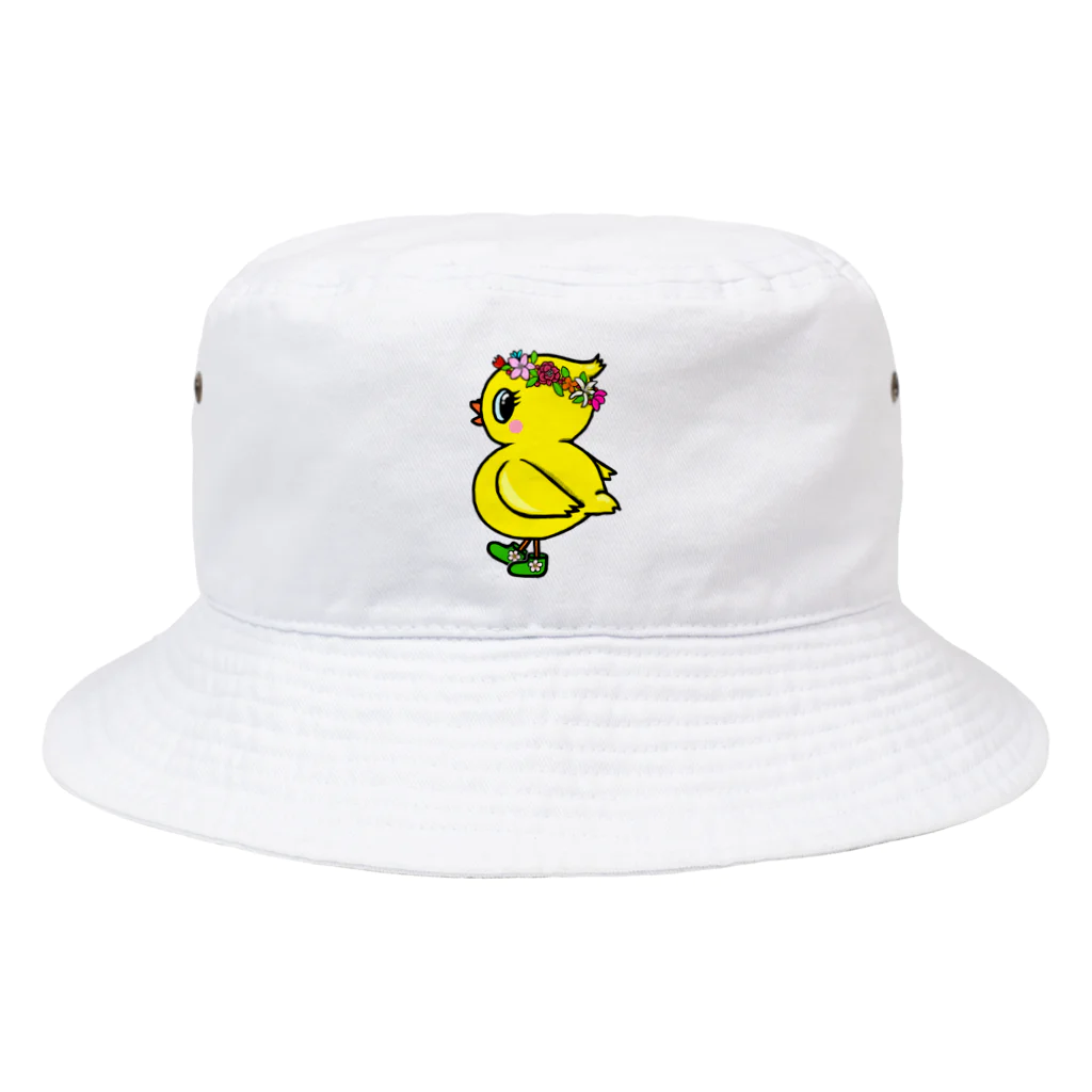 LalaHangeulの花冠ひよ子 Bucket Hat