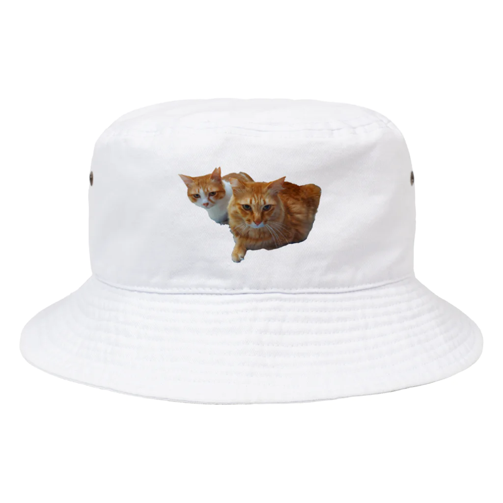 かぶとちょものかぶとちょも　くっつきver Bucket Hat