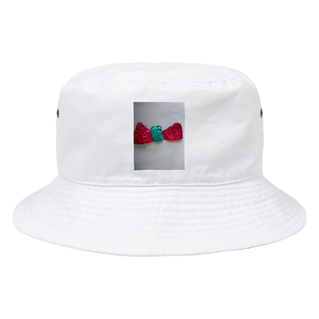 ねこの森でお散歩のキラキラ立体リボン Bucket Hat