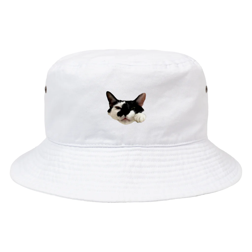 猫とムシののっそりクロム Bucket Hat