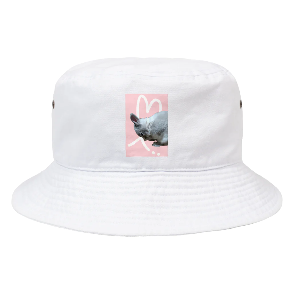 ぽぽこ🐰SHOPのくしくしバニラたん. ハートver Bucket Hat