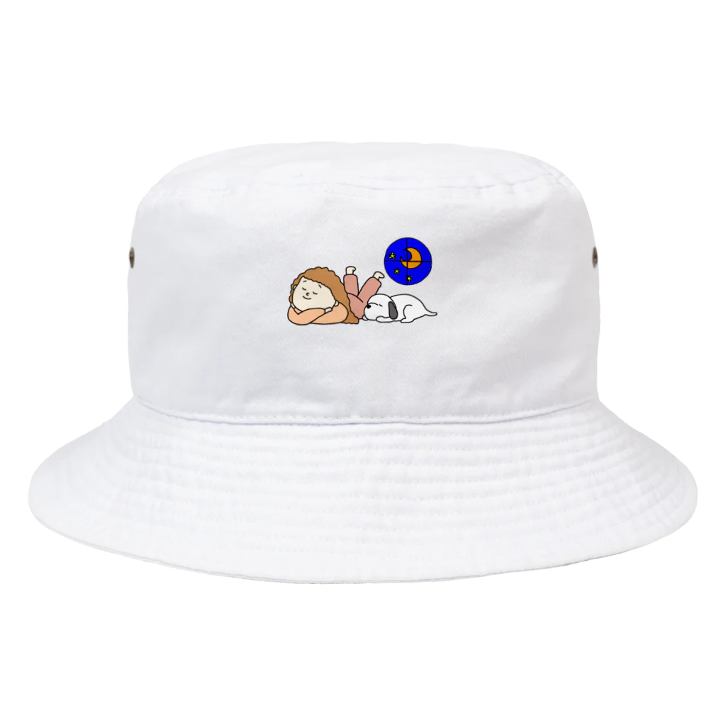 m.の子犬がいる生活2。 Bucket Hat