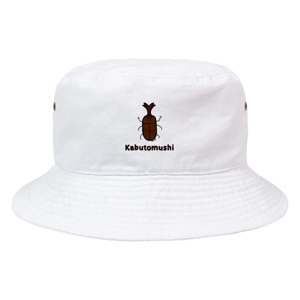 MrKShirtsのKabutomushi (カブトムシ) 色デザイン Bucket Hat