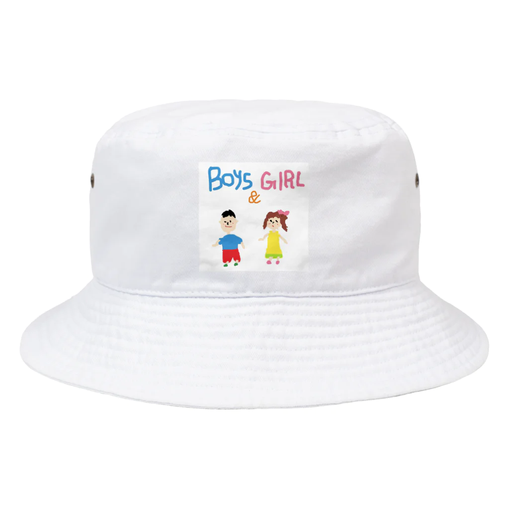 絵が下手な人。のBoys & Girls Bucket Hat