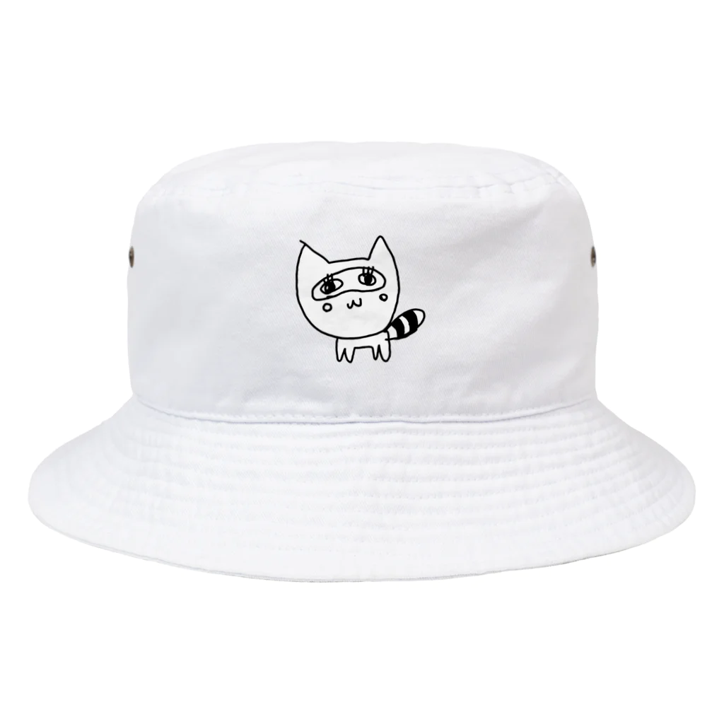 ねこたぬき＠自由奔放つよつよ発狂迷子系猫🐈👼のたぬきぱんつ Bucket Hat