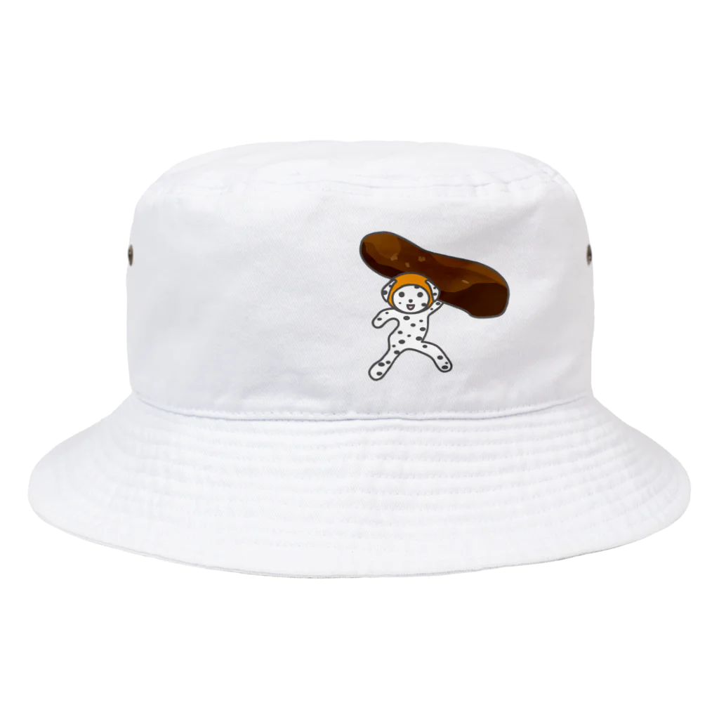 ヨープキャンが気になったのかりんとういぬ Bucket Hat