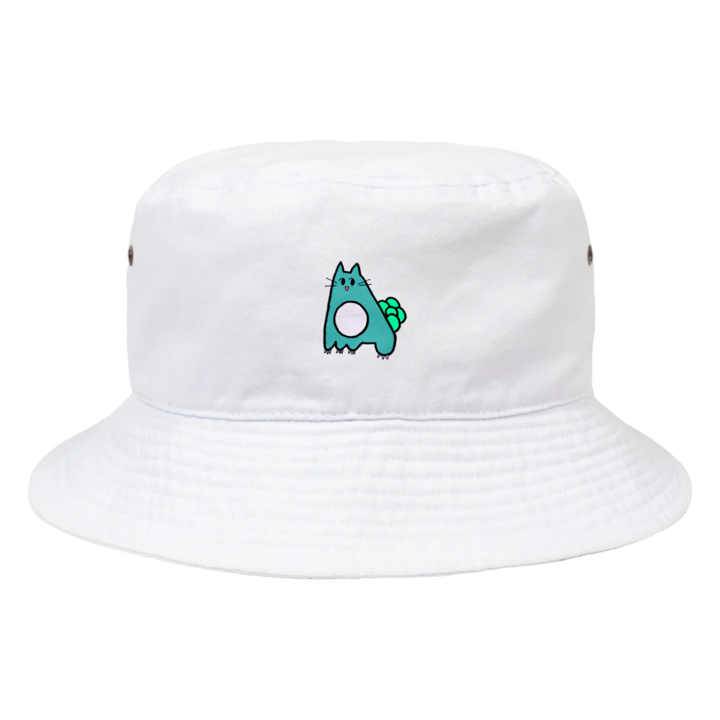 物欲センターのパチモンねこねこ Bucket Hat