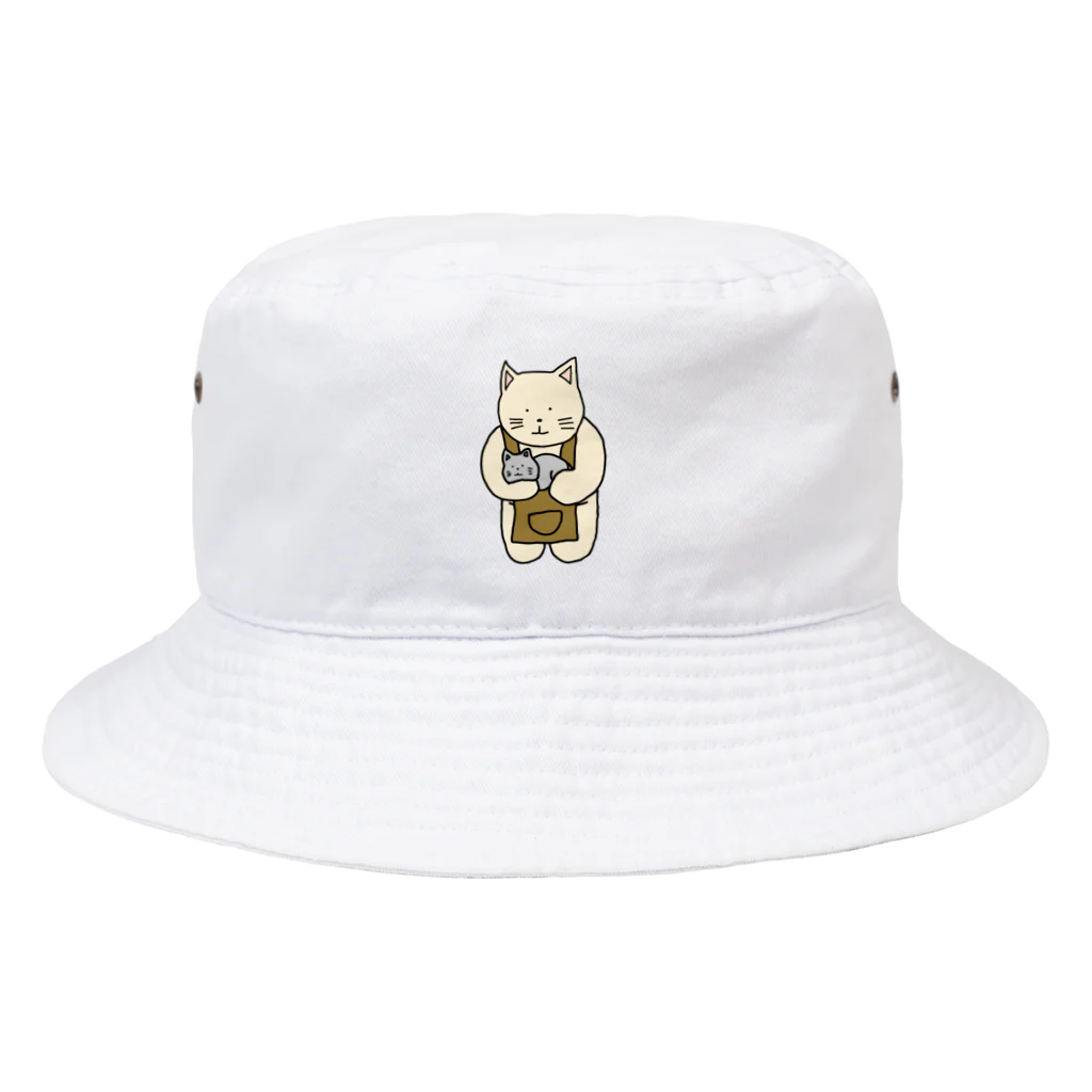 ＋Whimsyの猫カフェねこ Bucket Hat