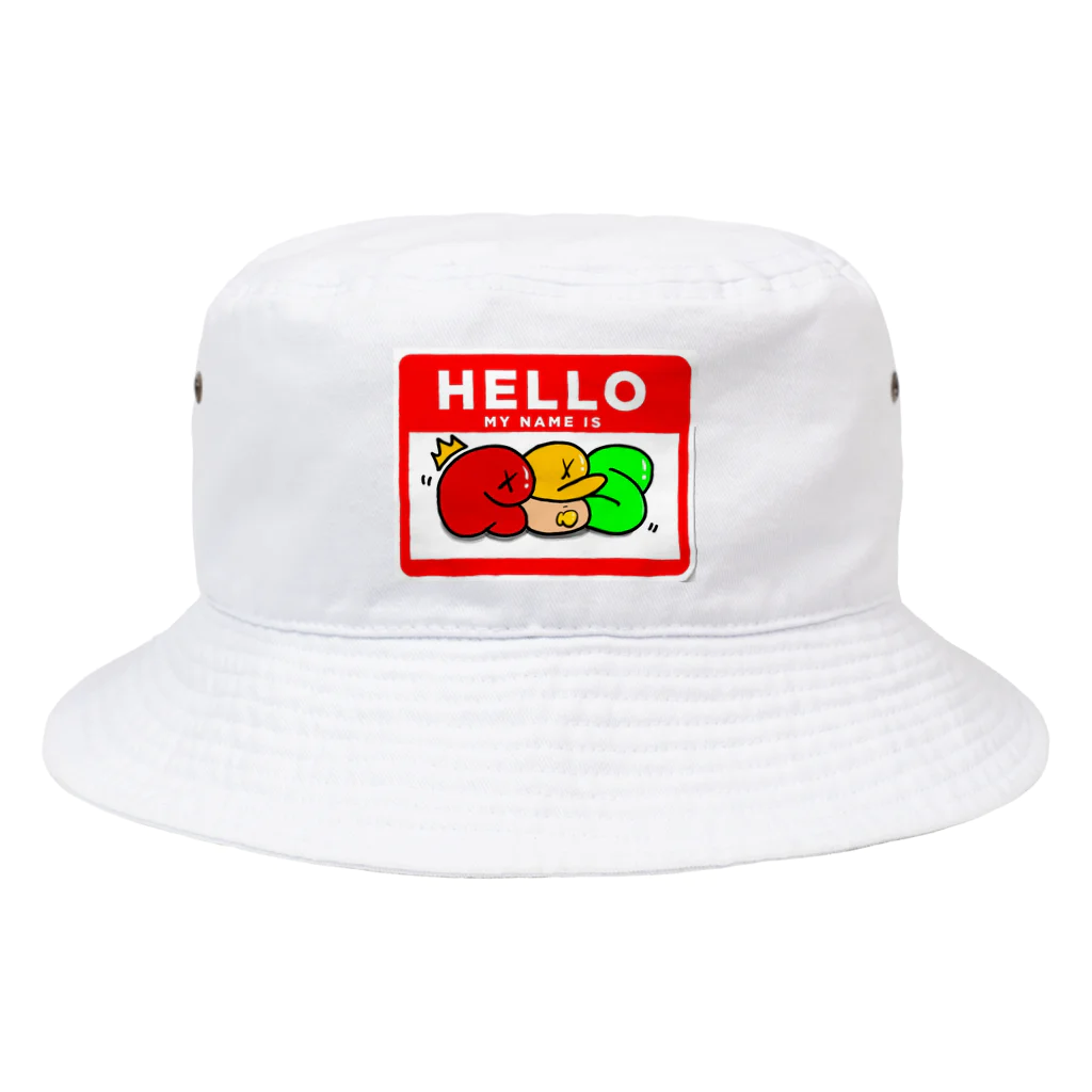 ベビーのhello my name is RRS Bucket Hat